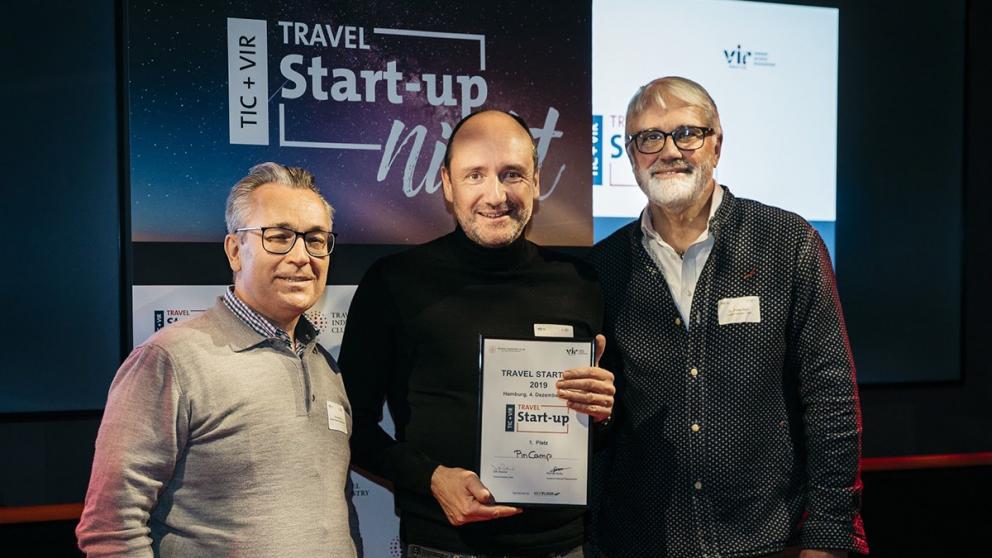 PiNCAMP IST BESTES REISE-STARTUP 2019