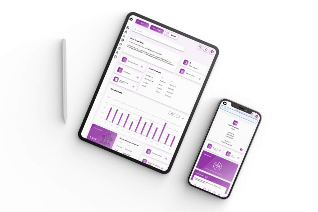 All-in-One-Bürosoftware dailycentral zu verkaufen – Modulares Business-Tool für Selbständige & KMU